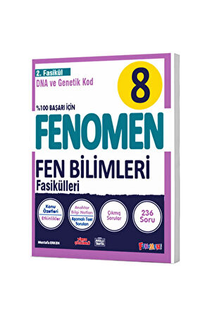 Fenomen Yayınları Fenomen 8 Fen Bilimleri 1.2.3.4.5.6 Fasikül
