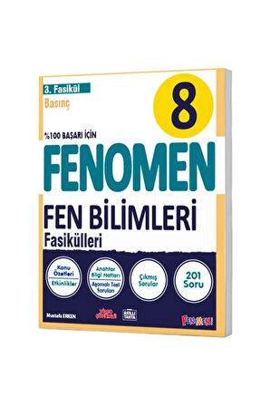 Fenomen Yayınları Fenomen 8 Fen Bilimleri 1.2.3.4.5.6 Fasikül