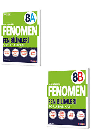 8. Sınıf Fenomen Fen Bilimleri A B Tüm Dersler Soru Bankası Set