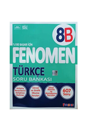 Fenomen Okul Yayınları Fenomen 8.sınıf Lgs Yeni Baskı Türkçe - B Soru Bankası