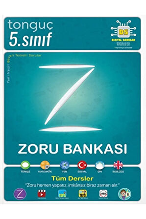 5. Sınıf Zoru Bankası Tüm Dersler / Kolektif / Tonguç Akademi / 9786254223570