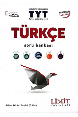 LİMİT YAYINLARI TYT TÜRKÇE SORU BANKASI 2024 BASKI