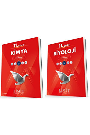 Limit 11. Sınıf Kimya + Biyoloji Soru Bankası Seti 2 Kitap