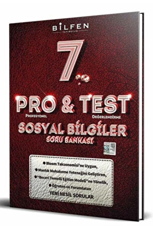Bilfen 7. Sınıf Sosyal Bilgiler Protest Soru Bankası Bilfen Yayıncılık