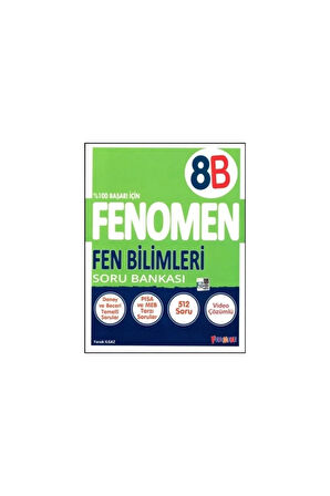 Fenomen Okul Yayınları 8. Sınıf Fenomen Fen Bilimleri B Soru Bankası
