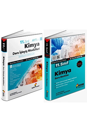 Aydın 2024 11. Sınıf Kimya Ders İşleyiş + Soru Seti 2 Kitap