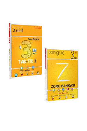 Tonguç 3. Sınıf Seti / Tüm Dersler Taktikli Soru Bankası - Tüm Dersler Zoru Bankası