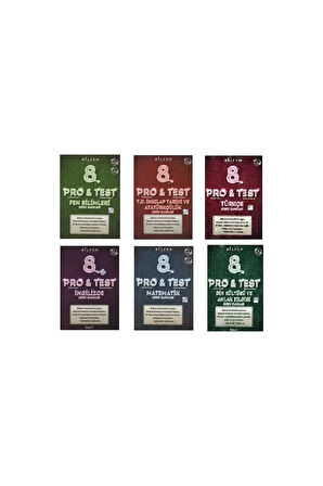 Bilfen 8. Sınıf Protest Yeni Nesil Soru Bankası Seti 6 Kitap