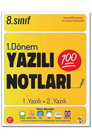8. Sınıf Yazılı Notları 1. Dönem 1 Ve 2. Yazılı
