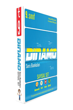 9. Sınıf Dinamo Soru Bankası Sayısal Set ( Matematik - Fizik - Kimya - Biyoloji )