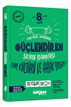 Ankara 8.sınıf Güçlendiren Din Kültürü Ve Ahlak Bilgisi Soru Bankası (2021)