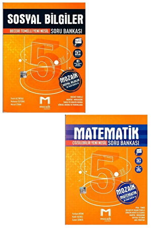 5. Sınıf Sosyal Bilgiler + 5. Sınıf Matematik Soru Bankası Seti