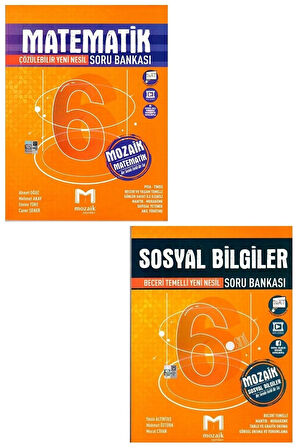 6. Sınıf Matematik  Sosyal Bilgiler Soru Bankası Seti
