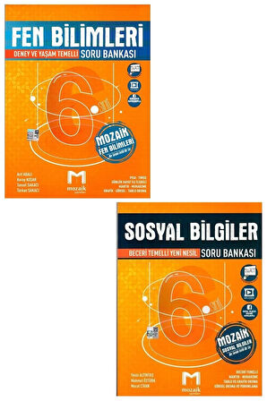 6. Sınıf Fen Bilimleri + 6. Sınıf Sosyal Bilgiler Soru Bankası
