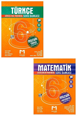 6. Sınıf Türkçe Soru Bankası + 6. Sınıf Matematik Soru Bankası