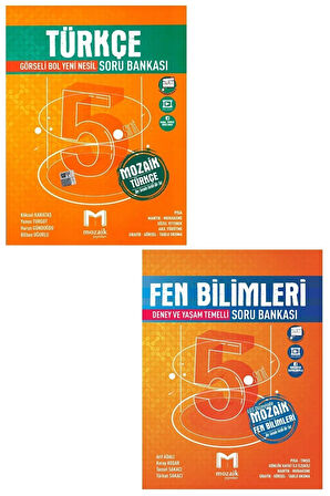 5. Sınıf Türkçe Soru Bankası + 5.sınıf Fen Bilimleri Soru Bankası