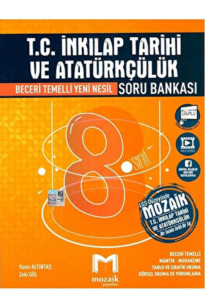 Mozaik 8. Sınıf Lgs T.c. Inkılap Tarihi Ve Atatürkçülük Soru Bankası
