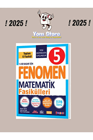 5. Sınıf Matematik Fasikülleri (6 Fasikül) Soru Bankası SET 2025