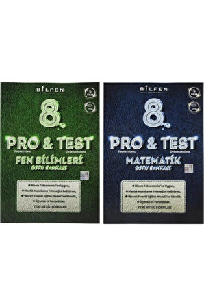Bilfen 8.sınıf Protest Matematik Fen Soru B. Seti