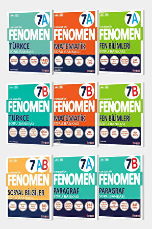 2025 Fenomen 7. Sınıf 9'lu A-B Full Set