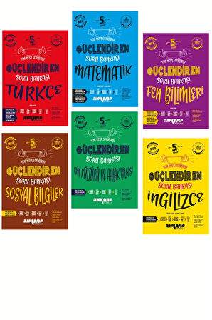 2025 Basım 5 Sınıf Tüm Dersler Güçlendiren Soru Bankası Set 6 Kitap 2025