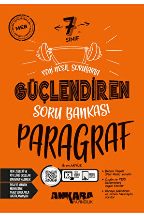 2025 YENİ 7. Sınıf Paragraf Güçlendiren Soru Bankası