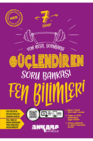 2025 YENİ 7. Sınıf Fen Bilimleri Güçlendiren Soru Bankası
