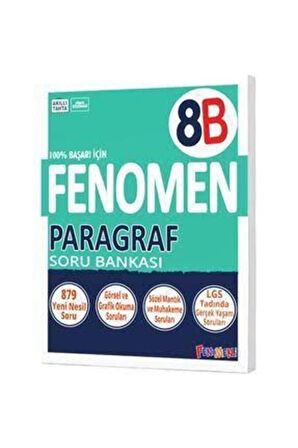 8.Sınıf Fenomen A Matematik + B Matematik + B Paragraf Soru Bankası Seti