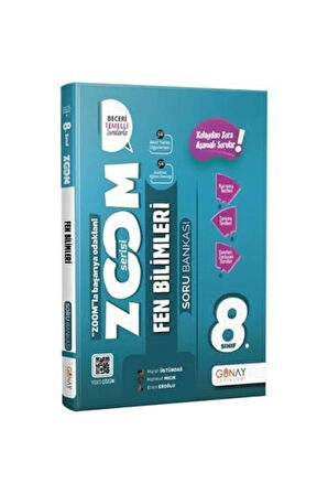 GÜNAY YAYINLARI ZOOM 8.SINIF MATEMATİK+TÜRKÇE+FEN BİLİMLERİ+İNKILAP SETİ