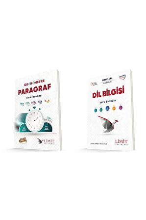 Limit Tyt Dil Bilgisi + Paragraf Soru Bankası Seti 2 Kitap 2024