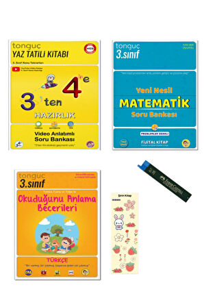 3'TEN 4'E HAZIRLIK KİTABI, 3. SINIF YENİ NESİL MATEMATİK VE 3. SINIF OKUDUĞUNU ANLAMA BECERİLERİ