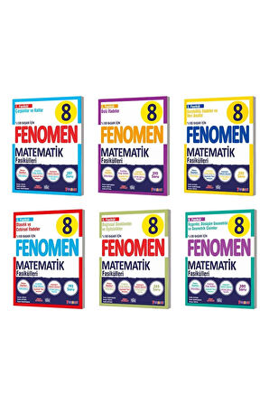 Fenomen 8. Sınıf Matematik Fasikülleri ( 6 Fasikül ) 2025 / 2026