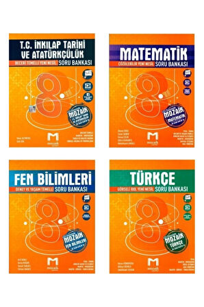 8. SINIF MOZAİK 4'LÜ SET