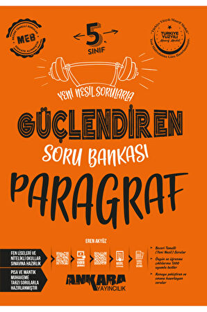 2025-2026 Müfredat Ankara Yayıncılık 5. Sınıf Güçlendiren Paragraf Soru Bankası