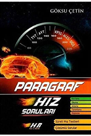 2023 Hız Ve Renk Tyt Ayt Paragraf Soru Bankası