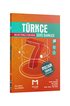 Mozaik 7. Sınıf Matematik Fen Türkçe Soru Bankası Seti 2024 (Paragraf Soru Bankası Hediye)