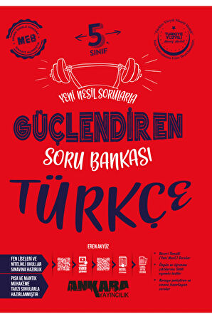 2025-2026 Müfredat Ankara Yayıncılık 5. Sınıf Güçlendiren Türkçe Soru Bankası