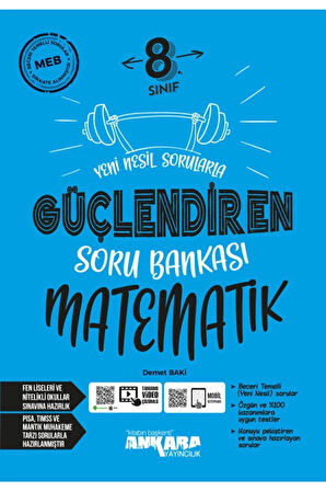 8. Sınıf Matematik Güçlendiren Soru Bankası yeni basım