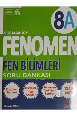 Fenomen Okul Yayınları 8.Sınıf LGS Yeni Baskı Fen Bilimleri - A Soru Bankası
