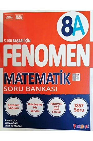 Fenomen 8.Sınıf LGS Yeni Baskı Matematik - A Soru Bankası - fnm