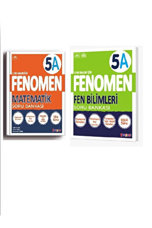 5. Sınıf Matematik (A) - Fen Bilimleri (A) Soru Bankası Seti (2 Kitap)