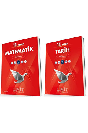 Limit 11. Sınıf Matematik + Tarih Soru Bankası Seti 2 Kitap