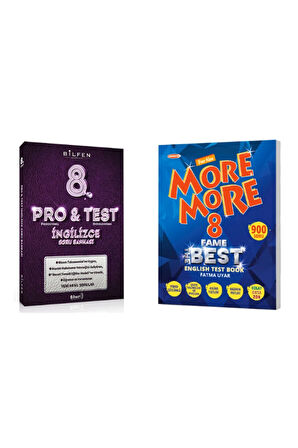 Pro&test Soru Bankası 8.sınıf Ingilizce + More & More 8 Fame The Best English Test Book