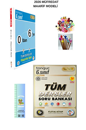 Tonguç 0 DAN 6 SET + Fijital TD. SB. SETİ 3 KİTAP (Tırtıl A.+ Kalem Başlığı) 2026 MAARİF MODELİ