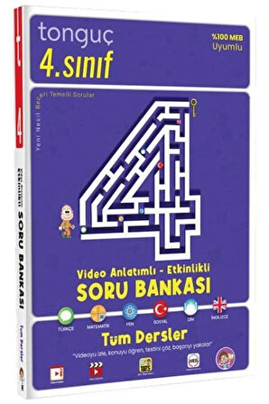 4. Sınıf Tüm Dersler Video Anlatımlı - Etkinlikli Soru Bankası -