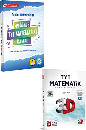 Rehber Matematik 49 Günde Tyt Matematik Kampı - 3d 2023 Tyt Matematik Soru Bankası
