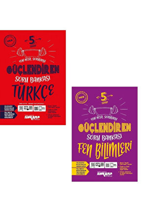 Ankara 5. Sınıf Türkçe + Fen Bilimleri Güçlendiren Soru Seti 2 Kitap 2023
