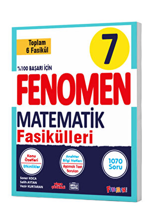 7. Sınıf Matematik Fasikül Seti Fenomen Yayınları
