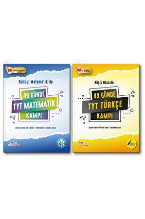 49 Günde Tyt Rehber Matematik Kampı Ve 49 Günde Tyt Türkçe Kampı 2 Li Set
