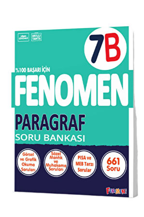 7. Sınıf Paragraf (B) Fenomen Soru Bankası